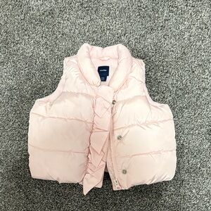 GAP Kids Pink Puffer Vest